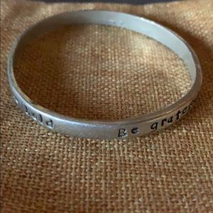 Basic spirit Be grateful bangle bracelet NWOT